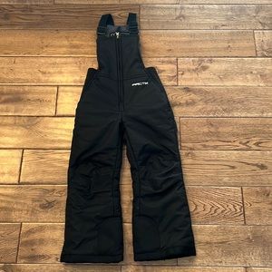 Kids Arctix black snow pants size XXS